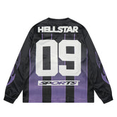 Hellstar Long Sleeve Shirts Hip-hop loose oversize